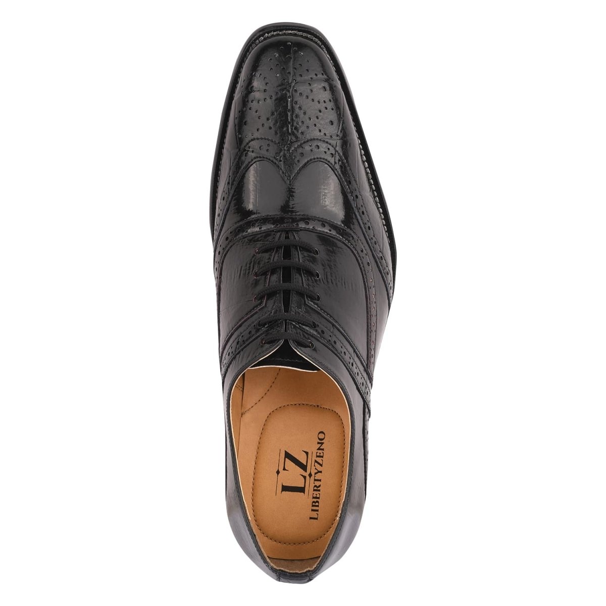 Dallas Genuine Leather Oxford Style Brogue Dress Shoes Shoes by Libertyzeno – Don't Panic Shoes
