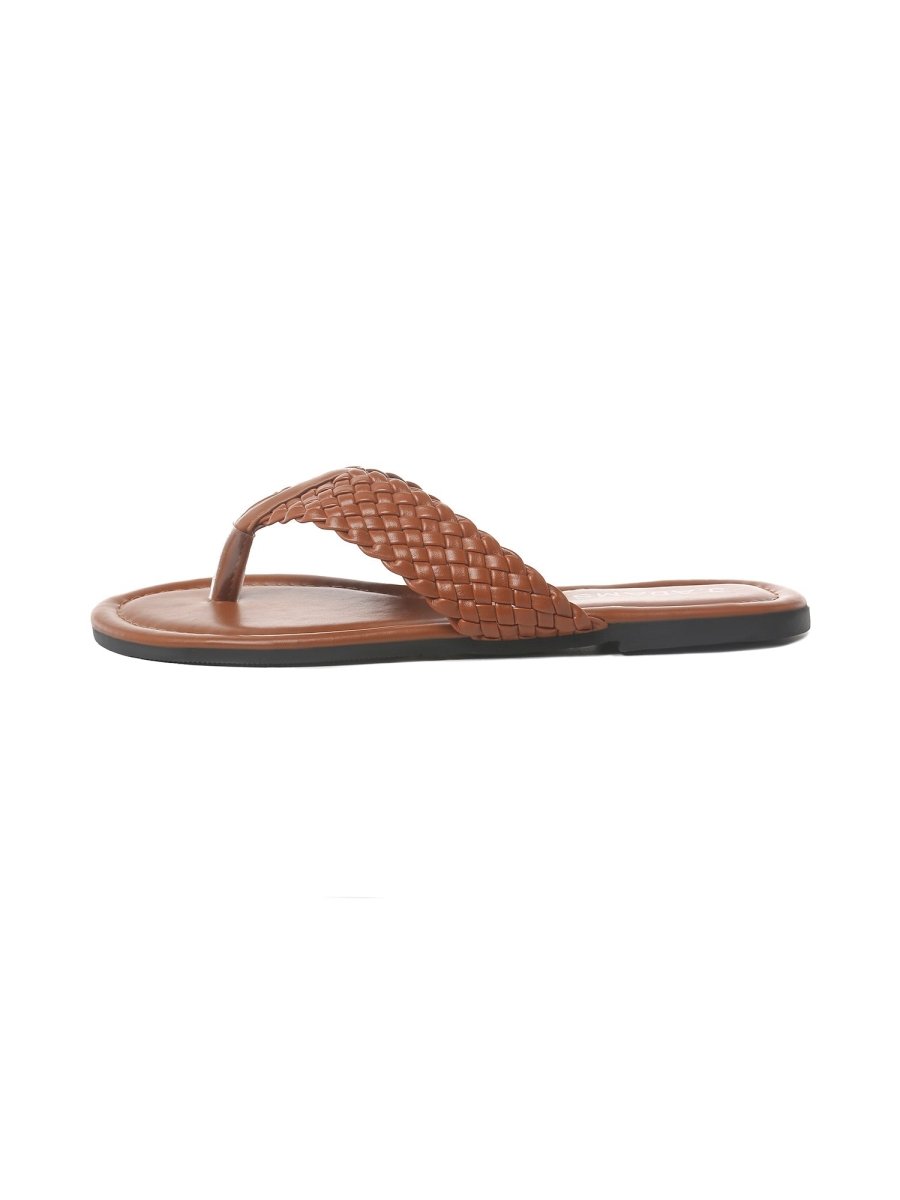 Daphne | Brown Sandals by J.Adams – Don't Panic Shoes