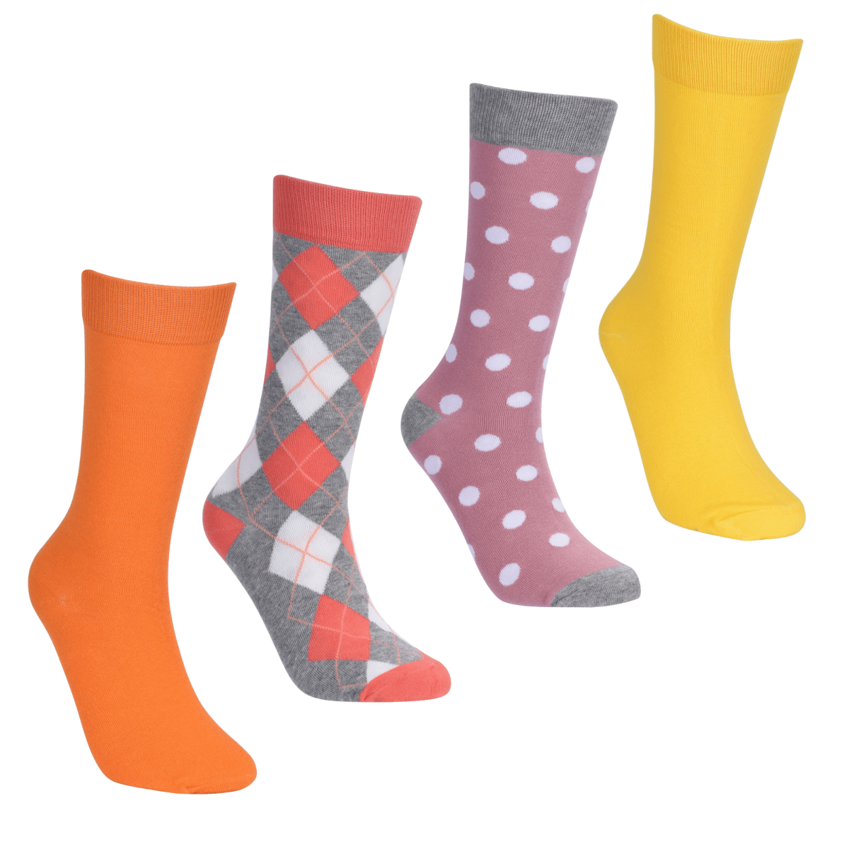 Desert Sunset Sock Bundle 4 Pack Soft Seasonal Crew Socks Versatile Sun Soaked Tones For Everyday Wear Socks by No Cold Feet – Don't Panic Shoes