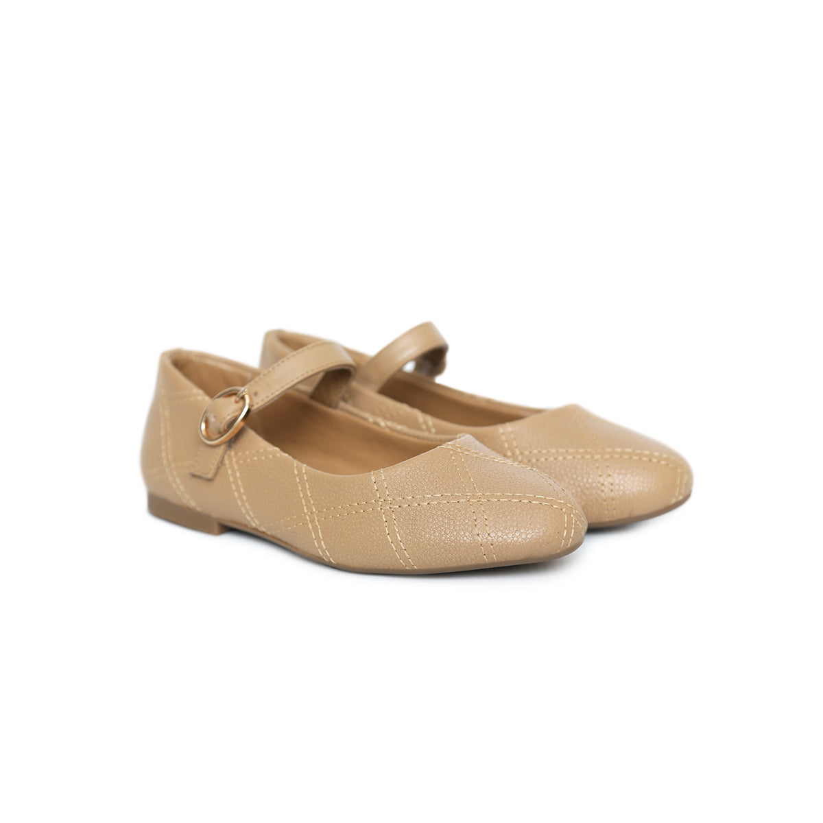 Zoe Slip On Shoes Leather Iced Coffee Premium Quality