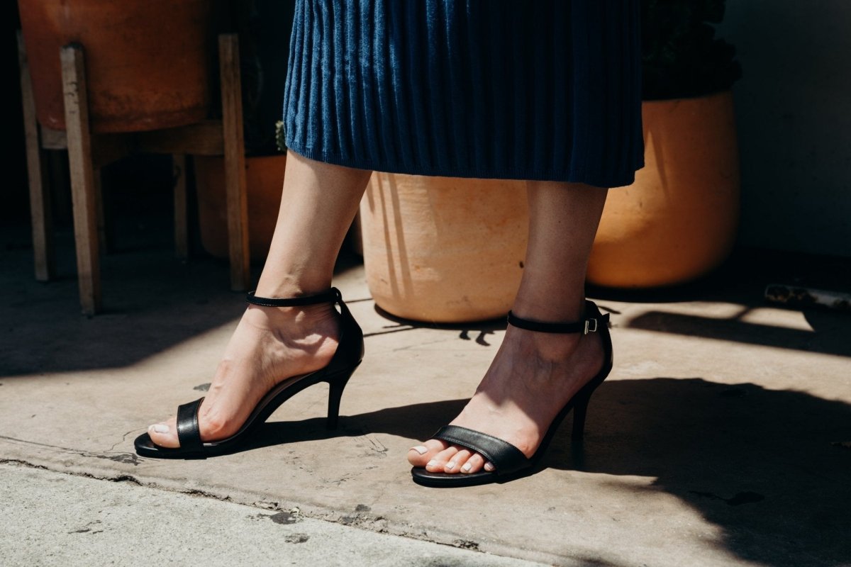 Dove | Black Heels by J.Adams – Don't Panic Shoes