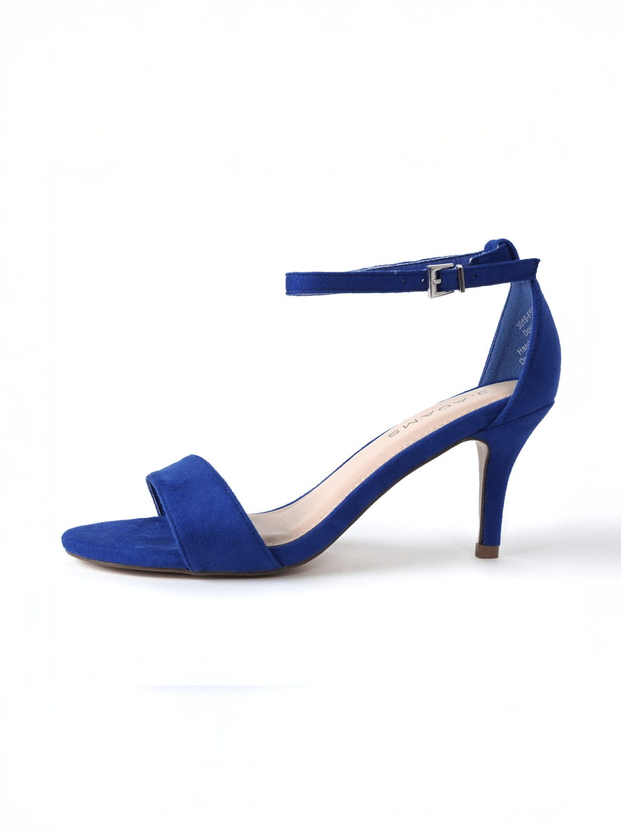 Dove | Blue Suede Heels by J.Adams – Don't Panic Shoes