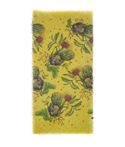 Durer Art Print Italian Handcrafted Bamboo Fiber Yellow 10 Bamboo Scarves by Mar Soreli – Don't Panic Shoes