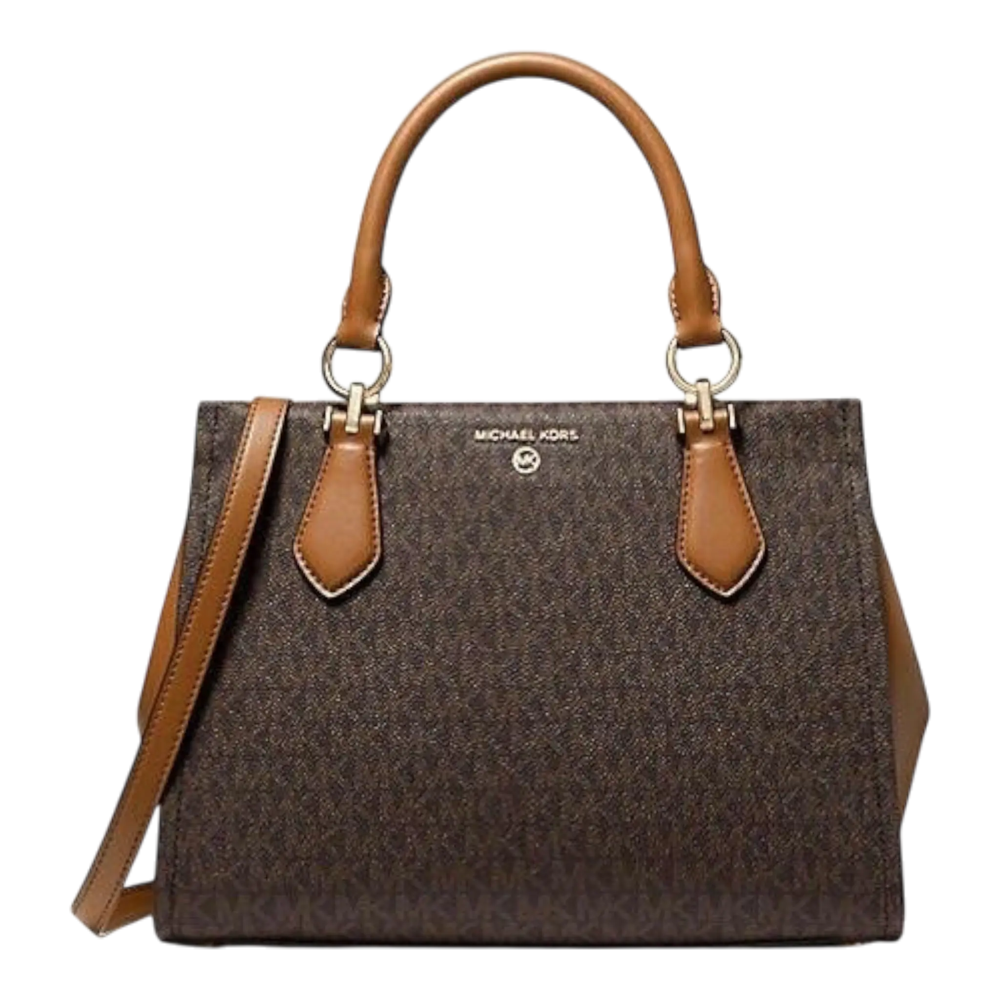 Michael Kors Marilyn Women's Brown Satchel Bag 30S2G6AS2B-252