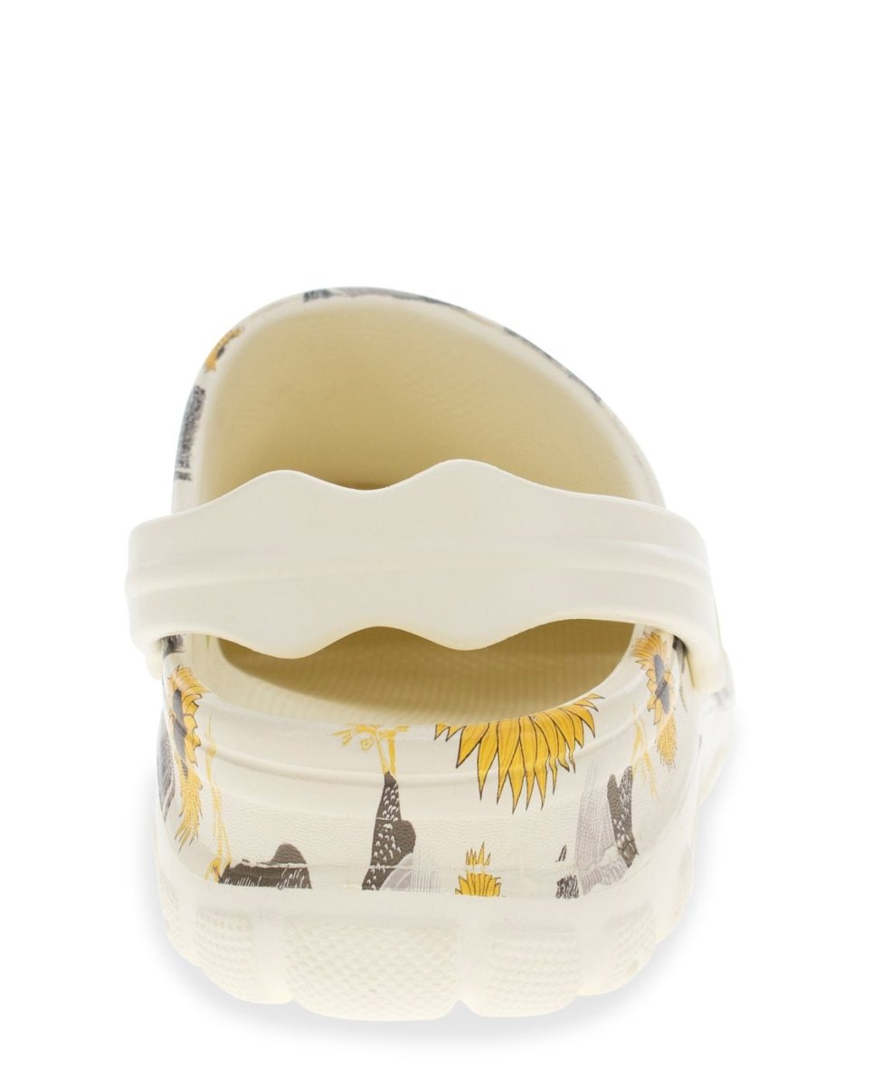 EaSies Rooster Clog Women’s Cream Vegan Lightweight Mule Shoes by Western Chief Women's – Don't Panic Shoes