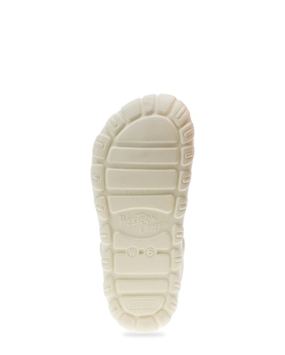 EaSies Rooster Clog Women’s Cream Vegan Lightweight Mule Shoes by Western Chief Women's – Don't Panic Shoes