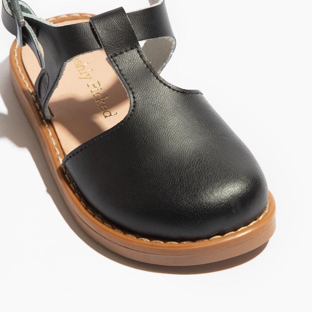 Ebony Newport Clog Newport Sandal by Freshly Picked – Don't Panic Shoes