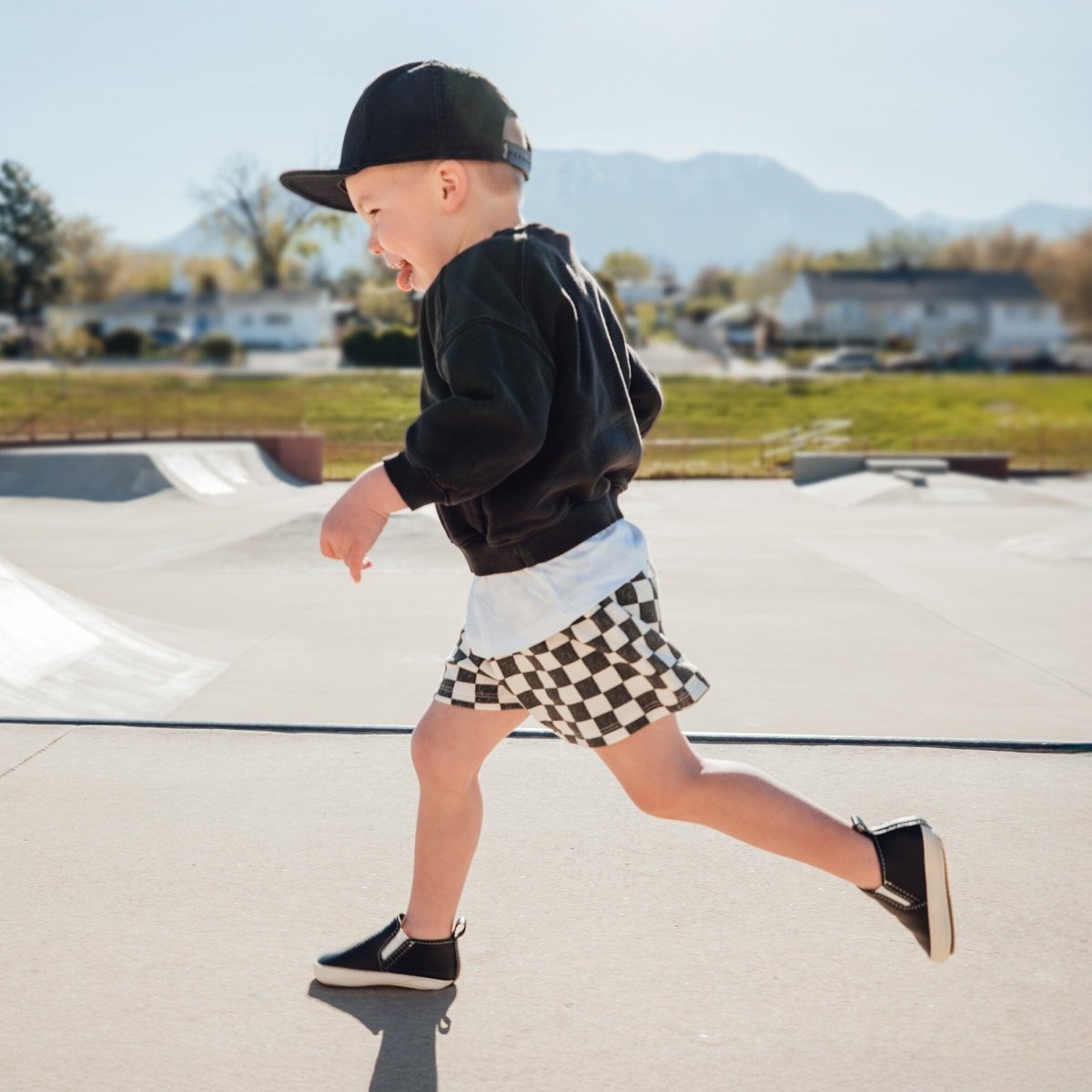 Ebony Slip On Baby Shoe Slip On by Freshly Picked – Don't Panic Shoes