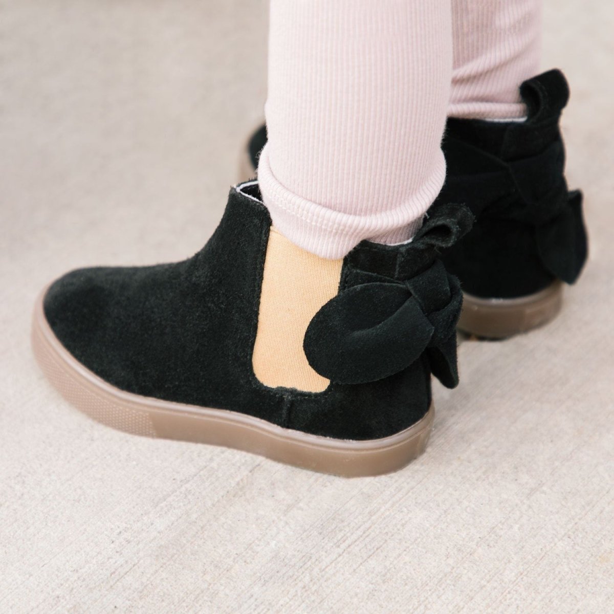 Ebony Suede Bellevue Boot Bellevue Boot by Freshly Picked – Don't Panic Shoes