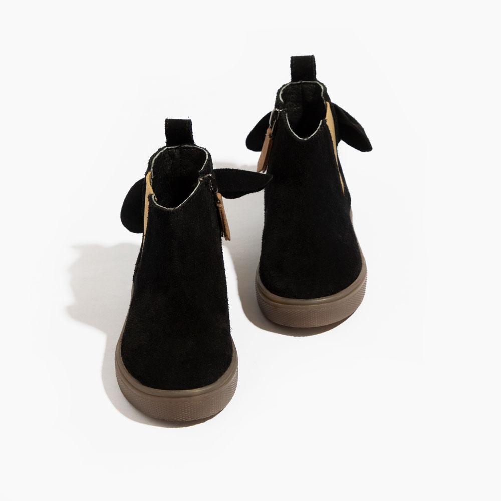 Ebony Suede Bellevue Boot Bellevue Boot by Freshly Picked – Don't Panic Shoes