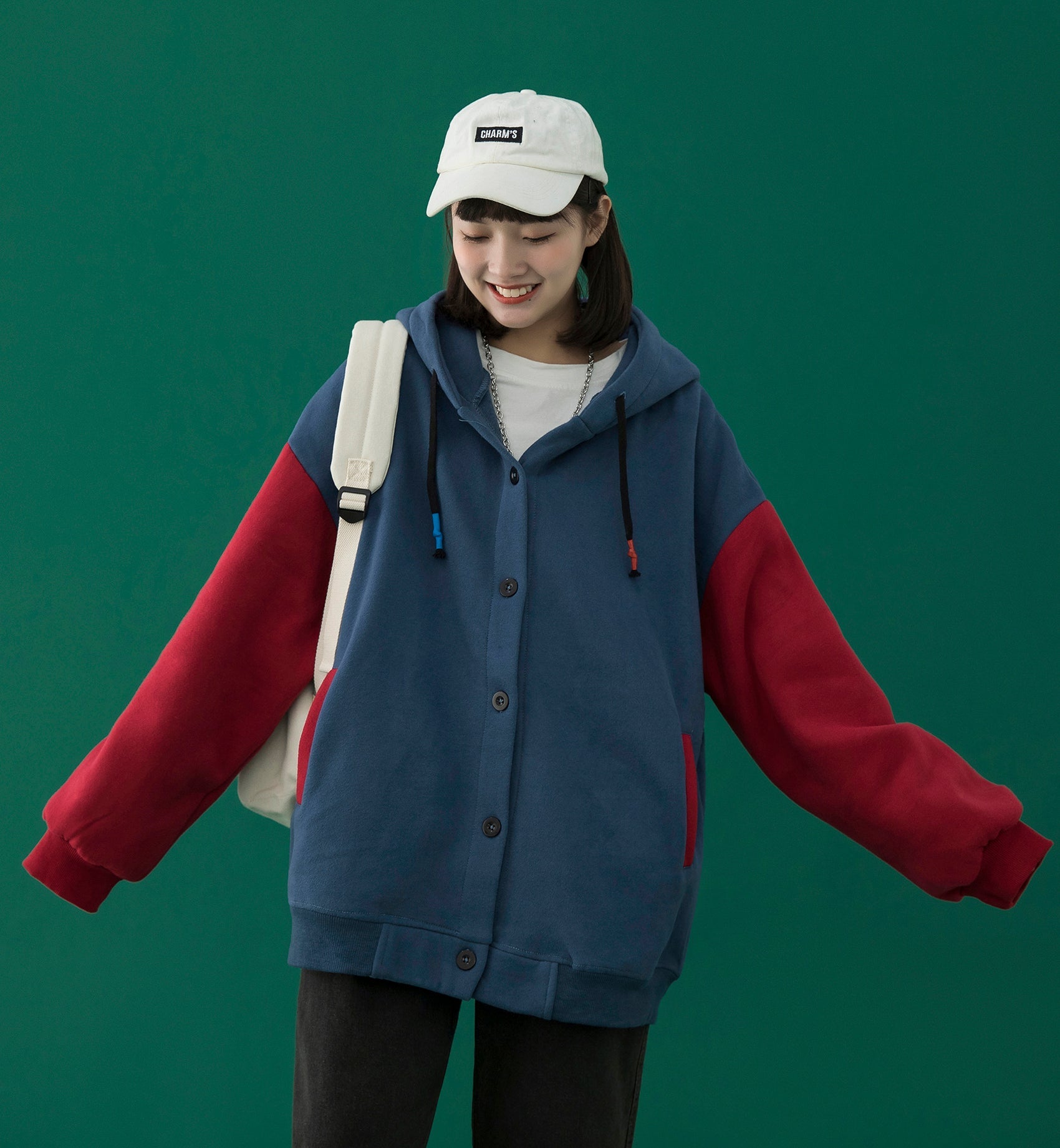 Niepce Women's Patchwork 1104 Casual Jacket