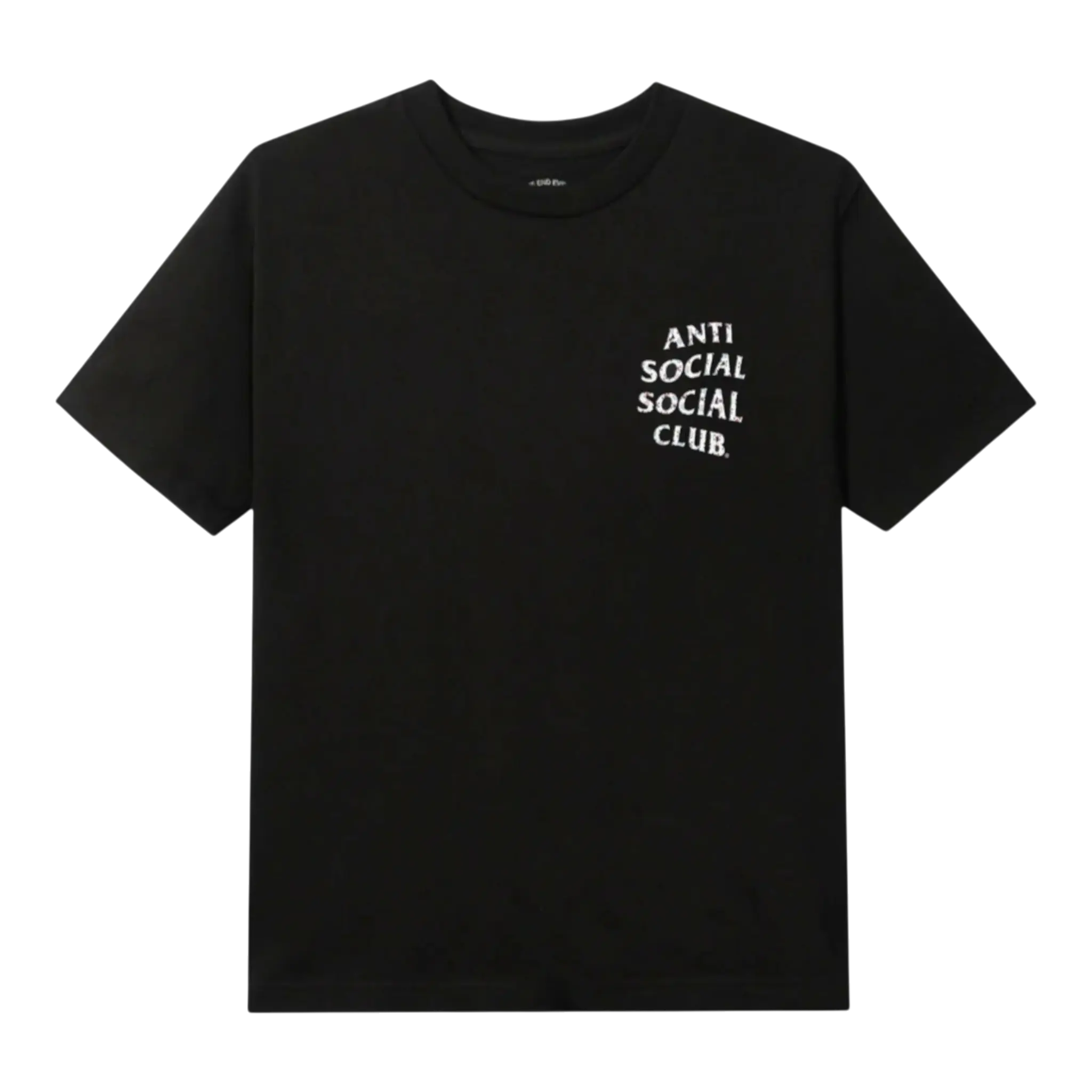 Anti Social Social Club Case Study Flag Men's Cotton Black T Shirt