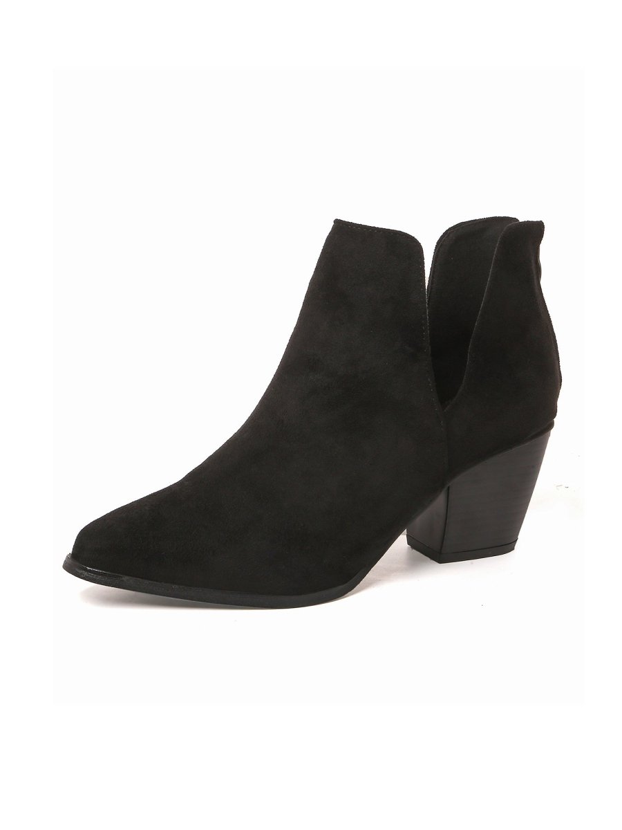 Eira | Black Booties by J.Adams – Don't Panic Shoes