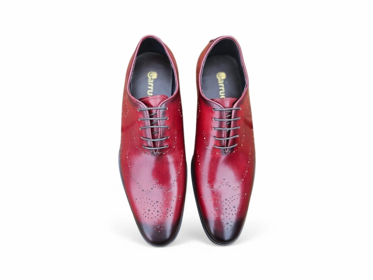 Elegant Classic Whole Cut Oxford Medallions Ks886 - 731 Shoes by Carrucci Shoes – Don't Panic Shoes