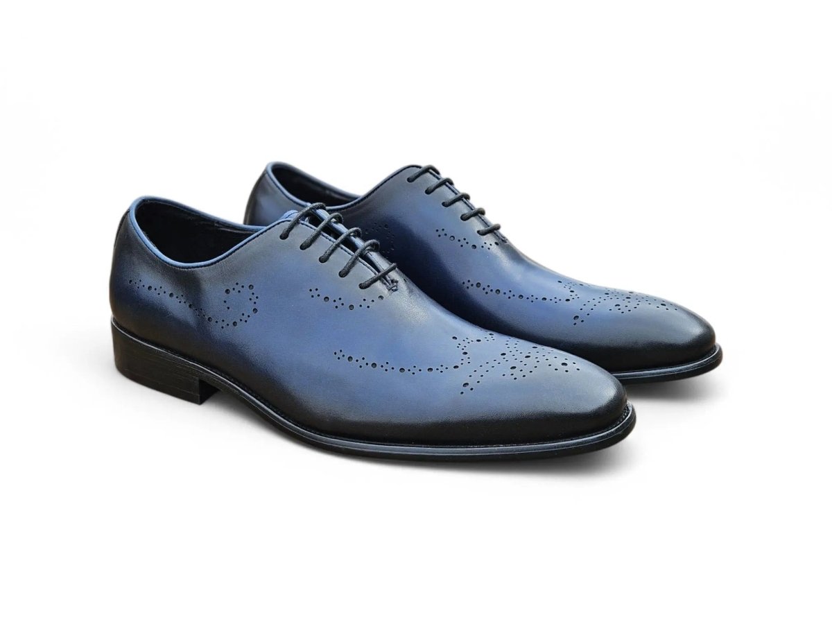 Elegant Classic Whole Cut Oxford Medallions Ks886 - 731 Shoes by Carrucci Shoes – Don't Panic Shoes