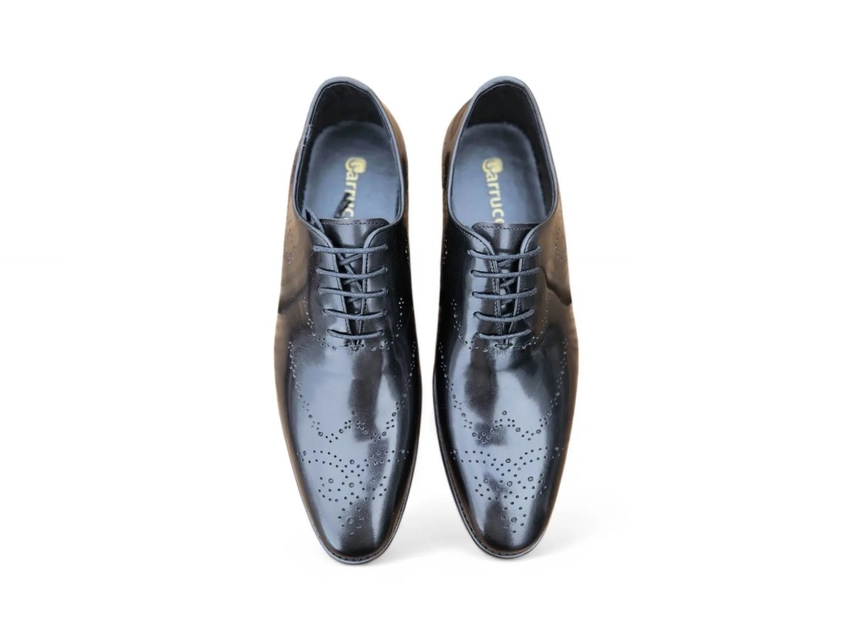 Elegant Classic Whole Cut Oxford Medallions Ks886 - 731 Shoes by Carrucci Shoes – Don't Panic Shoes