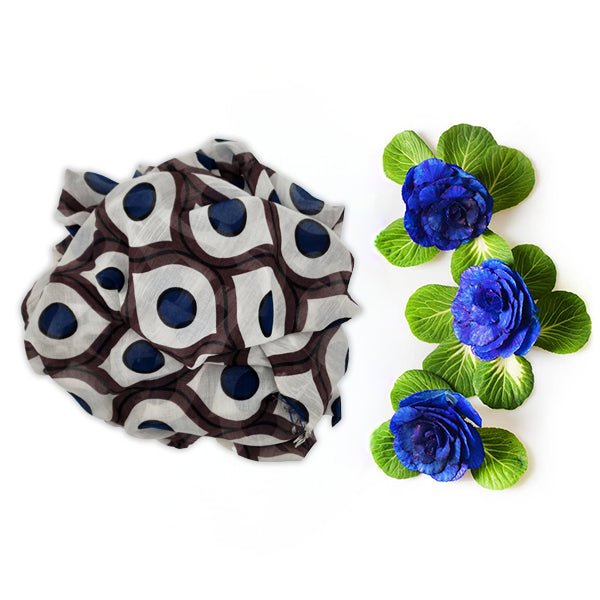 Escher White 02 Bamboo Fiber Italian Handcrafted Florence Bamboo Scarves by Mar Soreli – Don't Panic Shoes