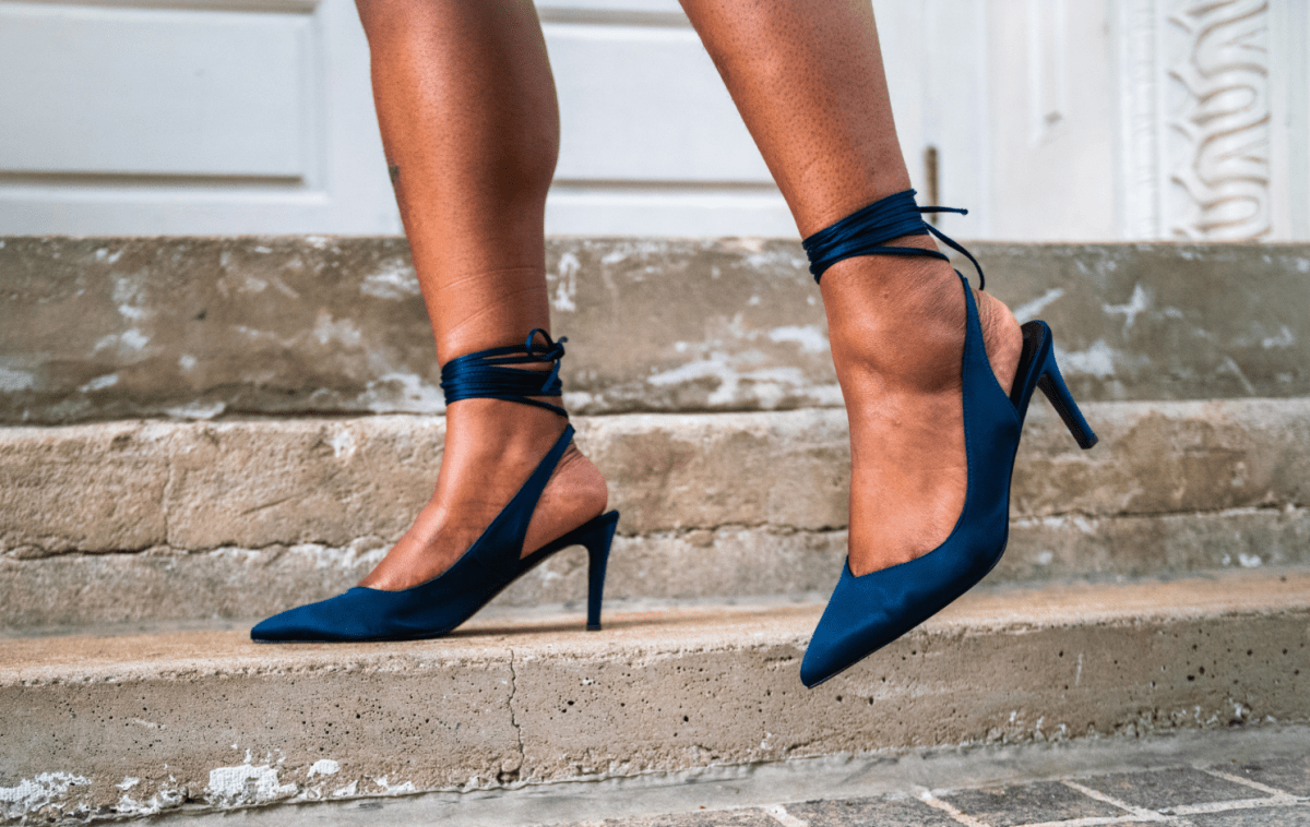 Estelle Navy Shoes by Vaila Shoes – Don't Panic Shoes