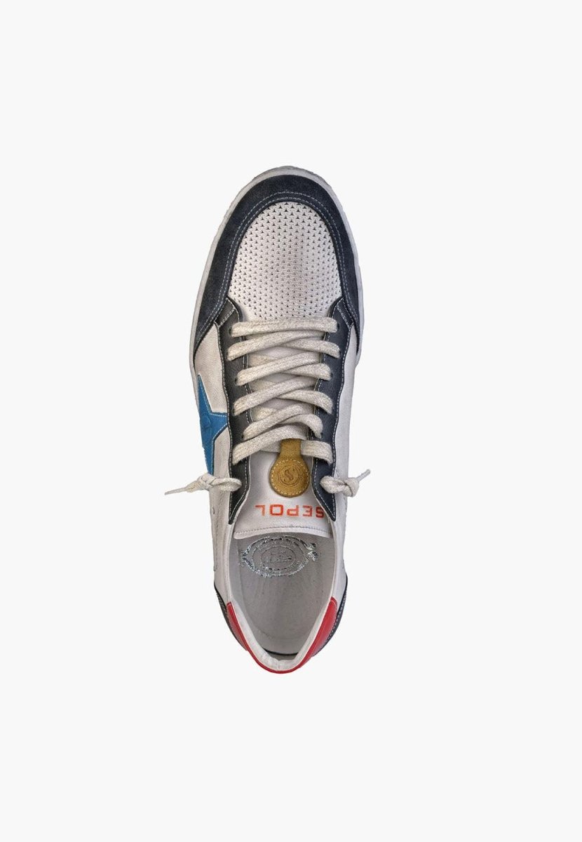 Estrella Distressed Sneaker Americana Multi Color Casual MEN SHOES by Sepol Shoes – Don't Panic Shoes