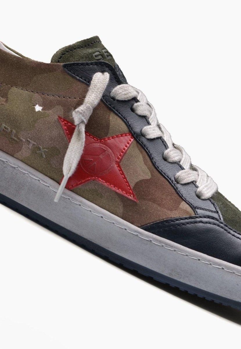 EStrella Men’s Distressed Leather Sneaker Green Handcrafted MEN SHOES by Sepol Shoes – Don't Panic Shoes