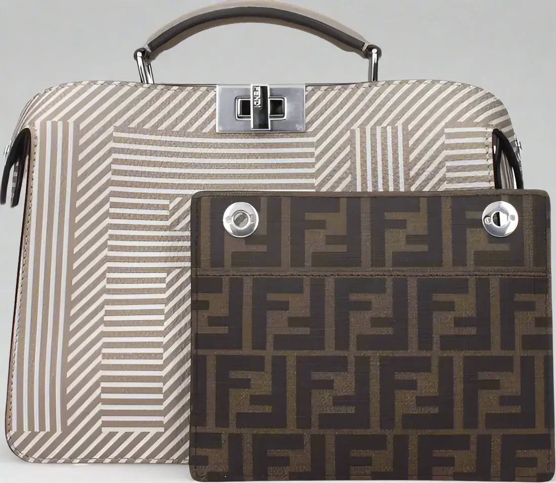 FENDI Beige Leather Handbag
