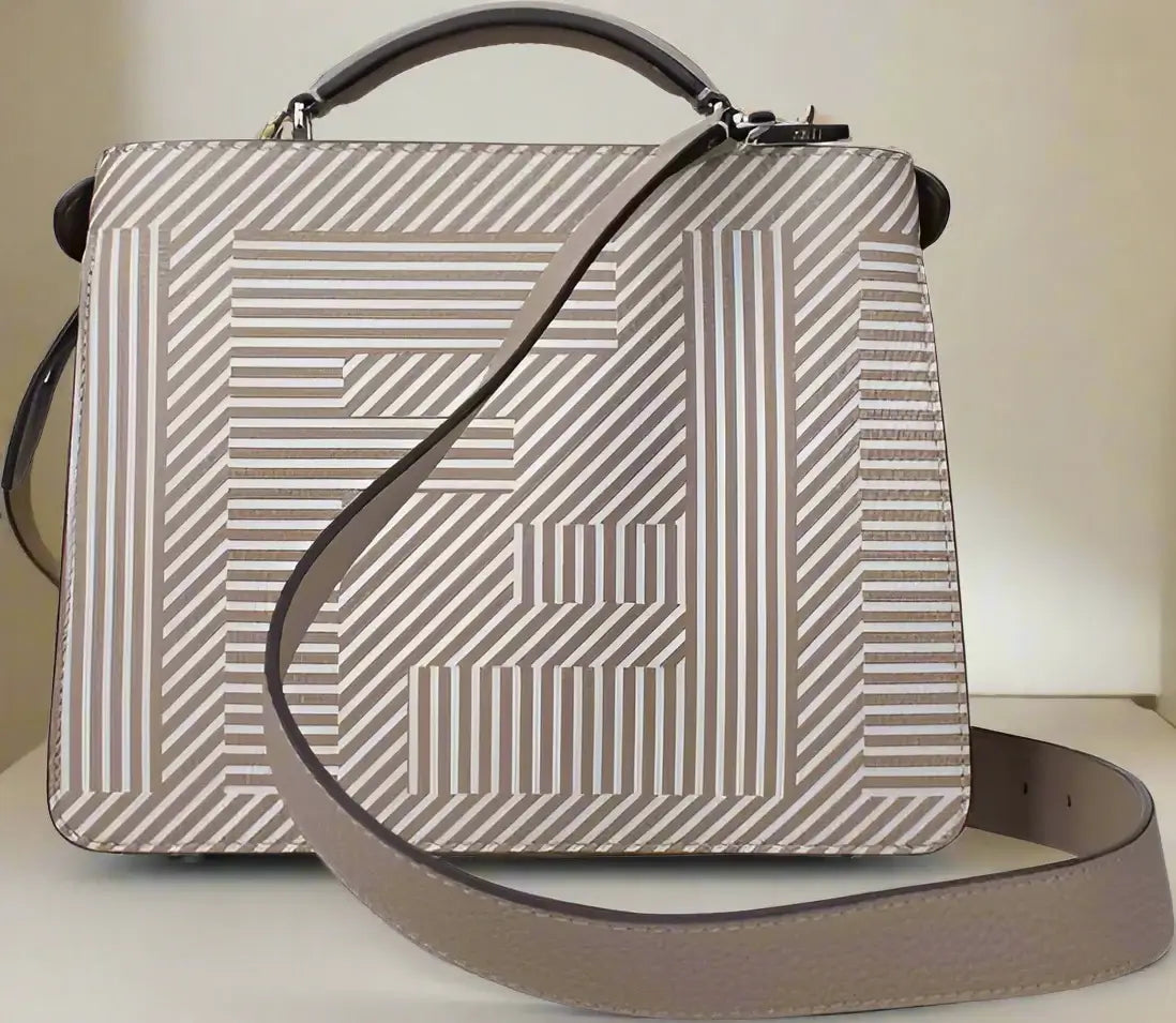 FENDI Beige Leather Handbag