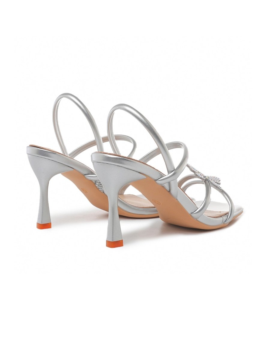 Florence | Silver Heels by J.Adams – Don't Panic Shoes