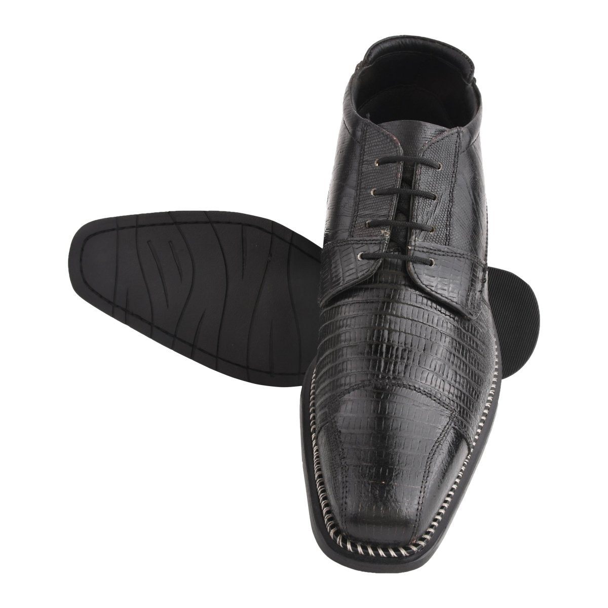 Foxx Leather Lace - Up Boots Boots by Libertyzeno – Don't Panic Shoes