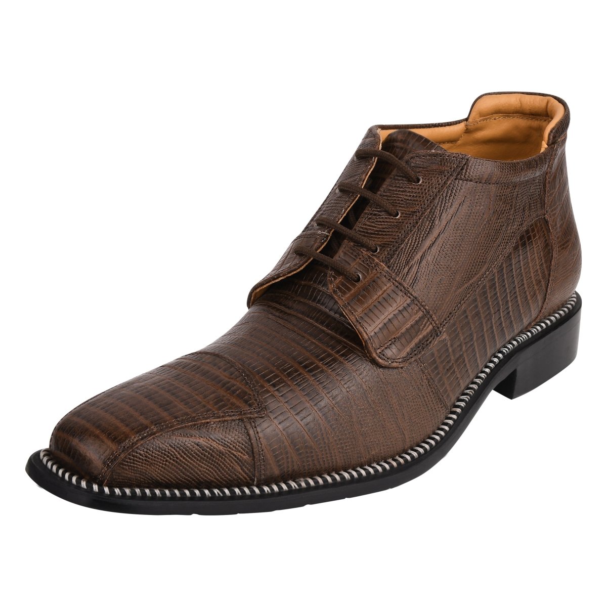 Foxx Leather Lace - Up Boots Boots by Libertyzeno – Don't Panic Shoes