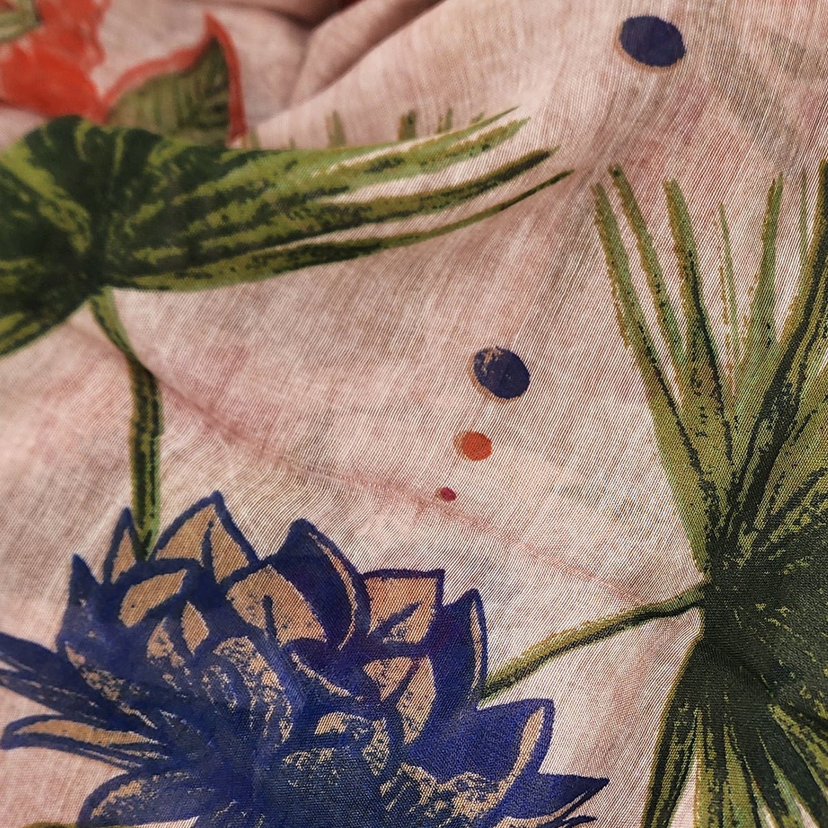 Frida Powder Rose 79 Bamboo Fiber Italian Handcrafted Florence Bamboo Scarves by Mar Soreli – Don't Panic Shoes