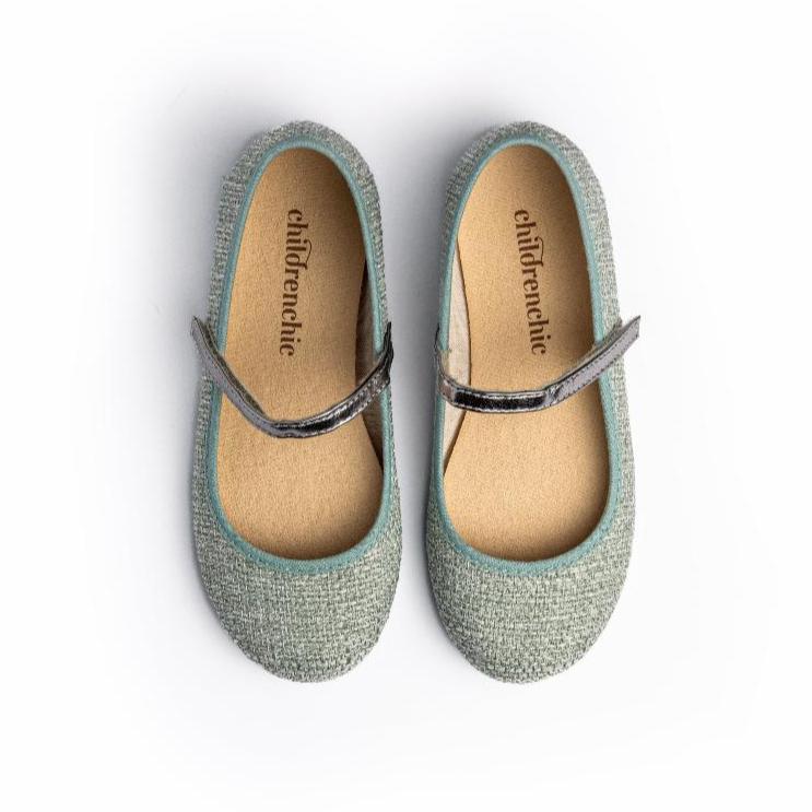 Gia Blue Adjustable Velcro Non Slip Rubber Sole Cushion fashion by Childrenchic – Don't Panic Shoes