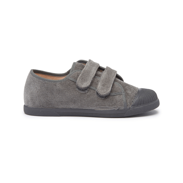 Gigi Grey Adjustable Velcro Non Slip Rubber Soles Cushioned Seasonal Core Fw by Childrenchic – Don't Panic Shoes