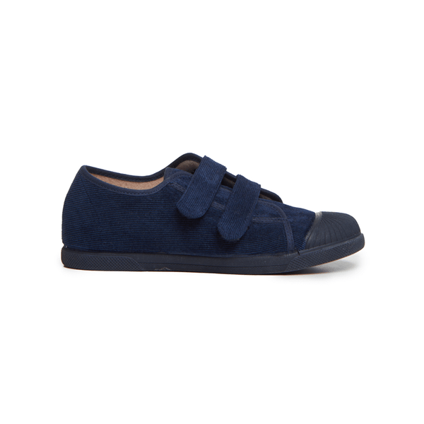 Gigi Navy Adjustable Velcro Non Slip Rubber Padded Captoe Seasonal Core Fw by Childrenchic – Don't Panic Shoes