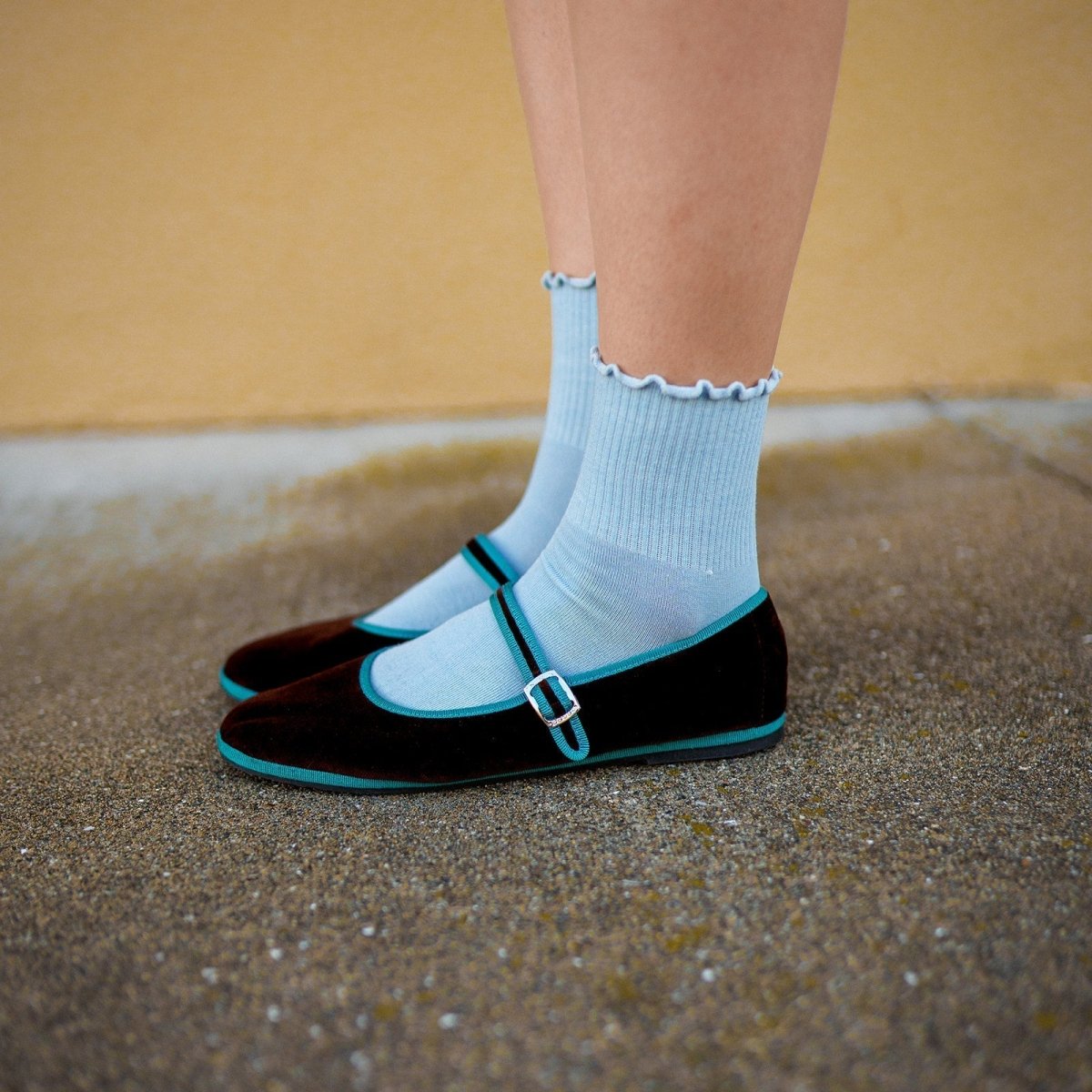 Ginger Mary Jane Women’S Velvet Italian Handmade Friulane Slip On by Mar Soreli – Don't Panic Shoes