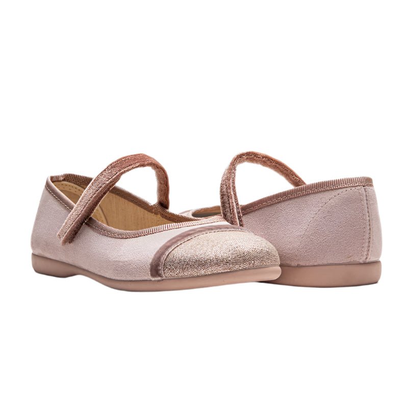 Giselle Rose Adjustable Velcro Non Slip Rubber Sole core by Childrenchic – Don't Panic Shoes