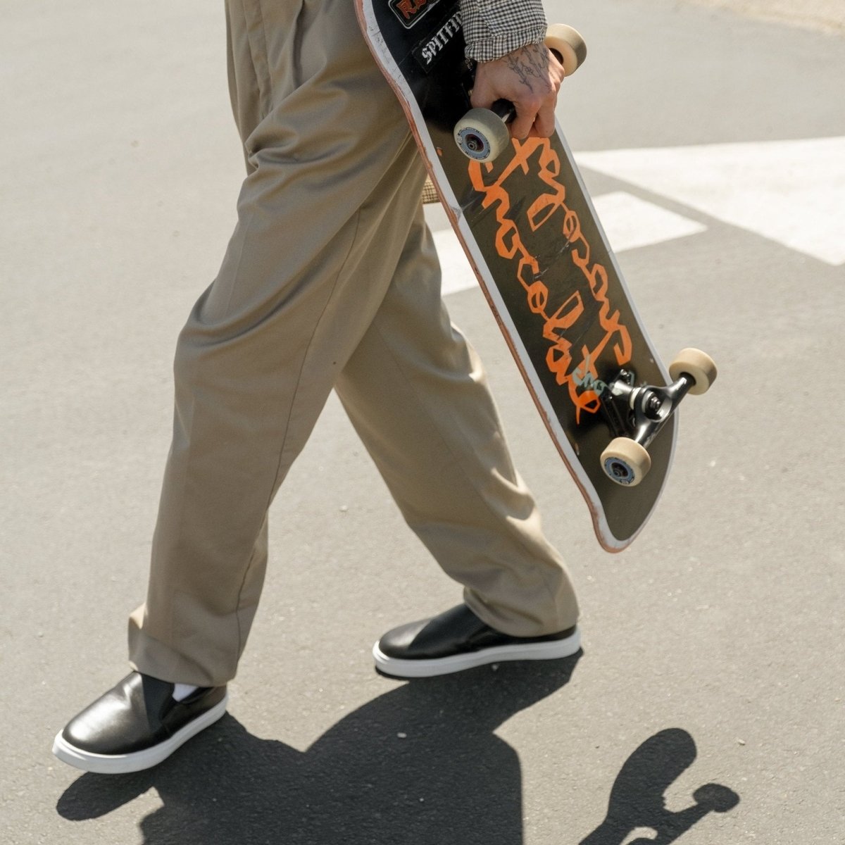 Glimmer | Black Sneakers by J.Adams – Don't Panic Shoes