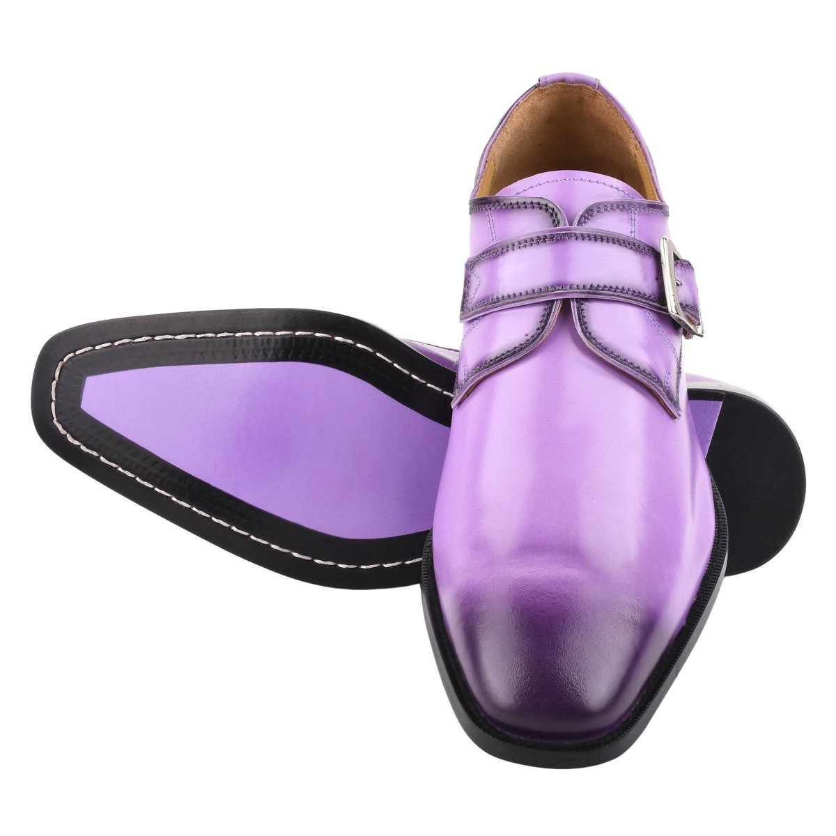 Gloria Genuine Leather Oxford Style Monk Straps Shoe Shoes by Libertyzeno – Don't Panic Shoes