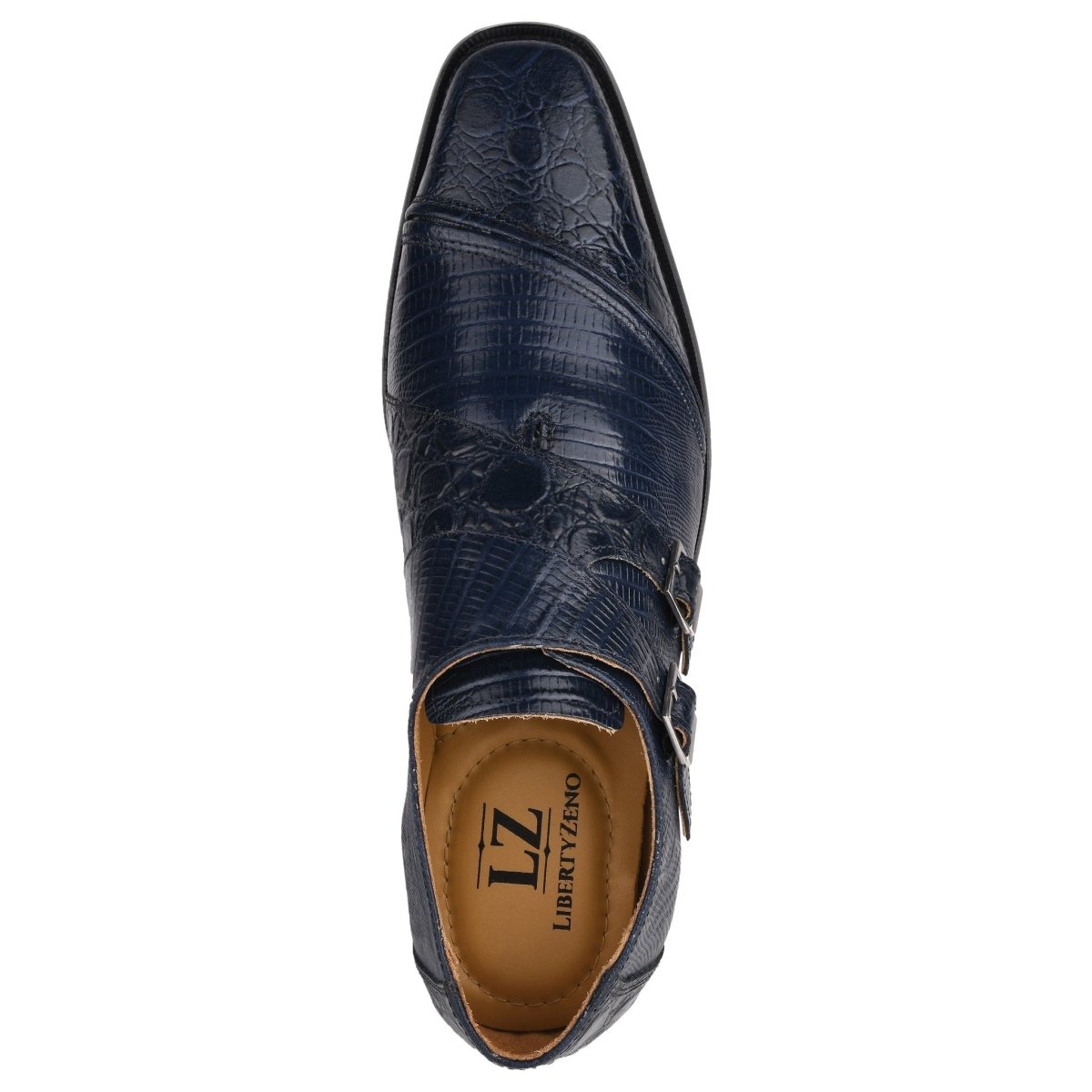 Grace Genuine Leather OxFord Style Double Monk Strap Shoes for Men Shoes by Libertyzeno – Don't Panic Shoes