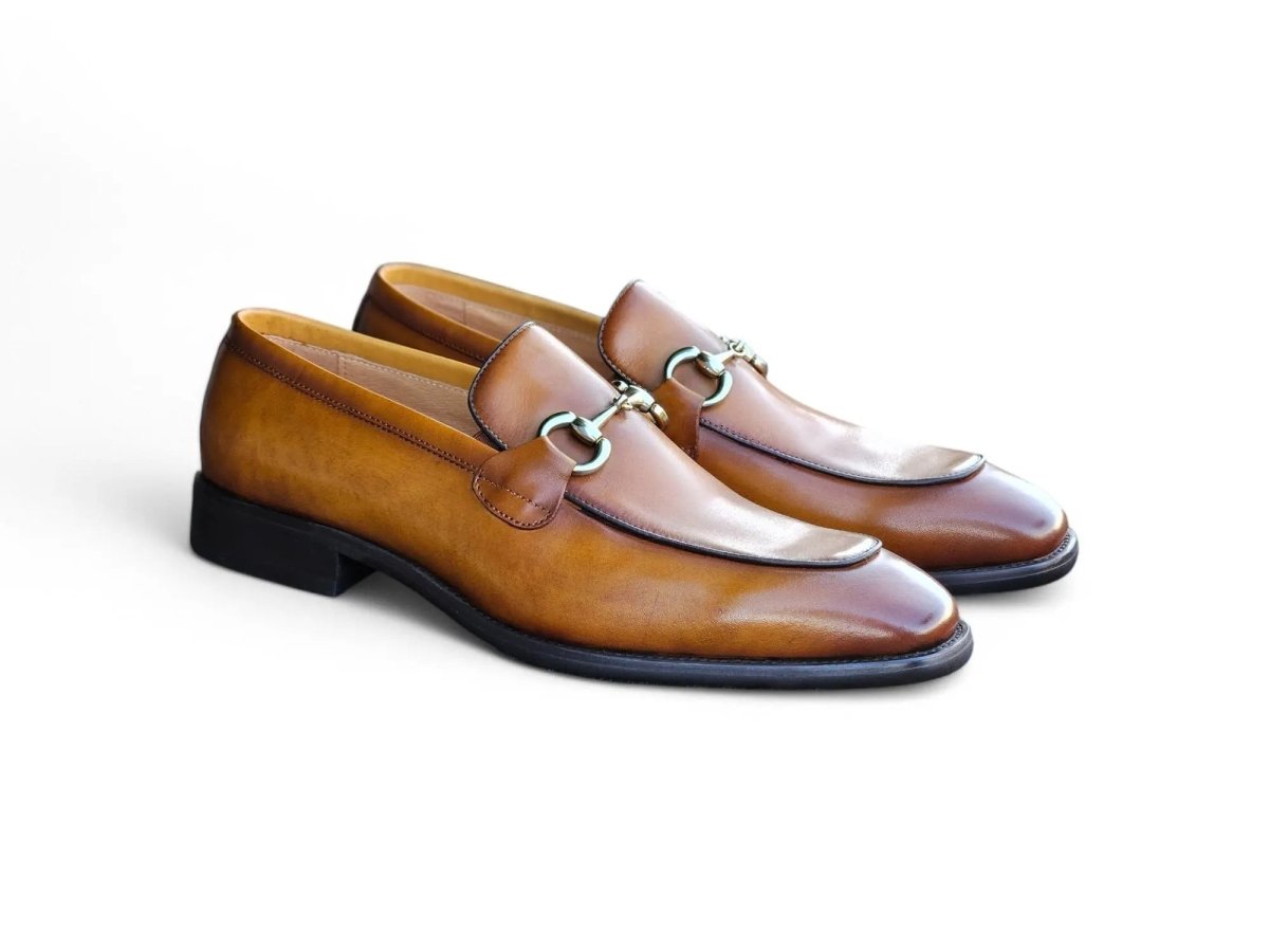 Gucci HorSebit Loafer Men’s Burnished Calfskin Ks509 - 28 Shoes by Carrucci Shoes – Don't Panic Shoes