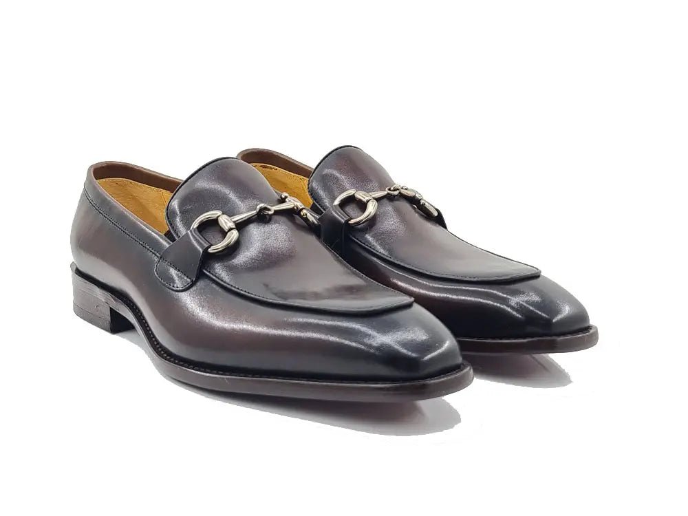 Gucci HorSebit Loafer Men’s Burnished Calfskin Ks509 - 28 Shoes by Carrucci Shoes – Don't Panic Shoes