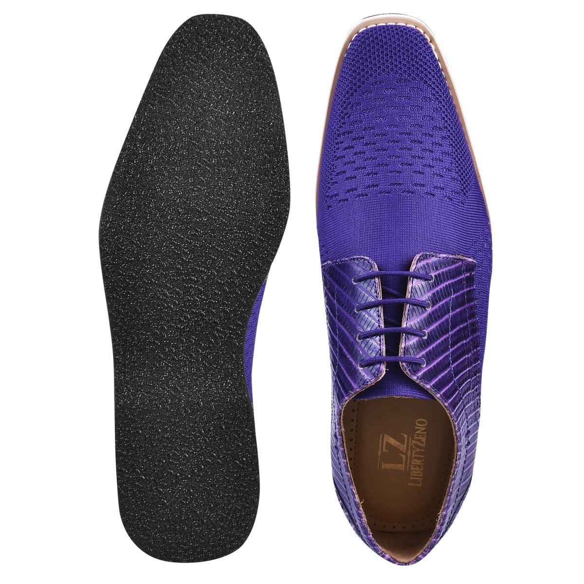 Gutta Lizard Print Leather Textile Casual Sneakers Shoes by Libertyzeno – Don't Panic Shoes