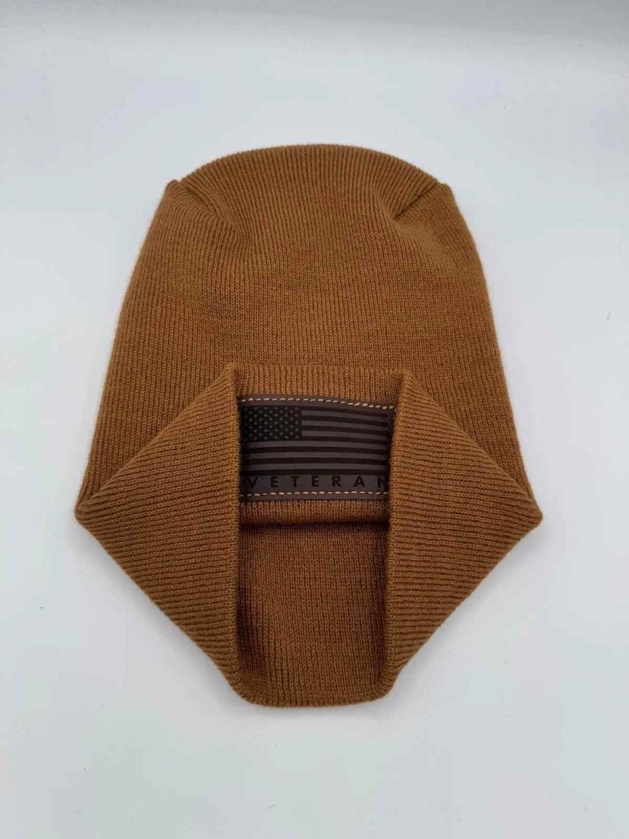 H - Stitch Beanie Veteran Tribute Knit Cap For Veterans Beanie by Haakwear Usa – Don't Panic Shoes