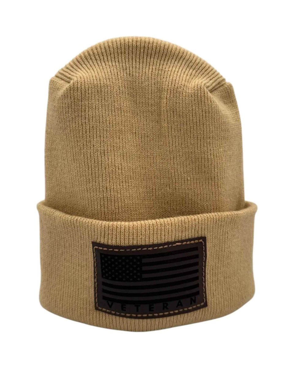 H - Stitch Beanie Veteran Tribute Knit Cap For Veterans Beanie by Haakwear Usa – Don't Panic Shoes