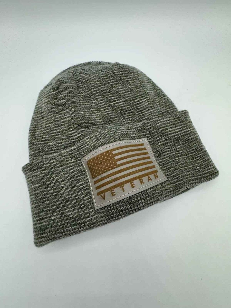 H - Stitch Beanie Veteran Tribute Knit Cap For Veterans Beanie by Haakwear Usa – Don't Panic Shoes