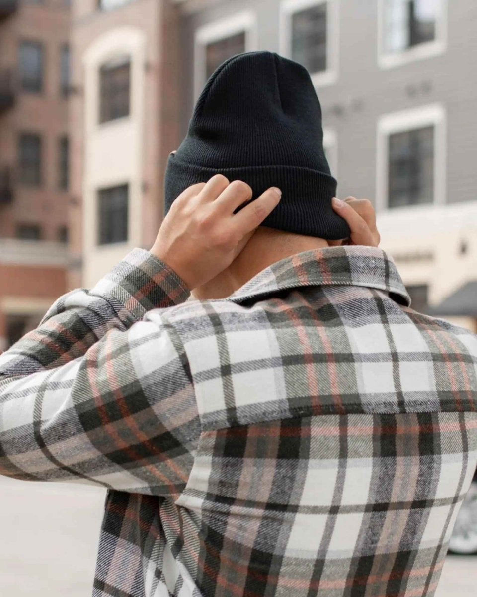 Haakwear Classic Beanie Knit Charcoal Black Made In Usa Beanie by Haakwear Usa – Don't Panic Shoes