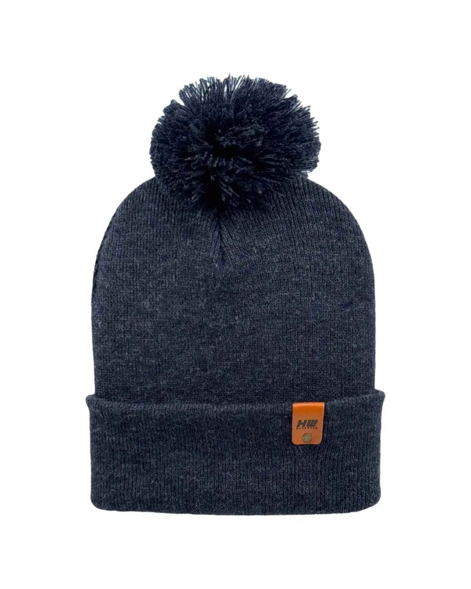 Haakwear Cpp1 Pompom Knit Beanie Winter Denim Blue Beanie by Haakwear Usa – Don't Panic Shoes