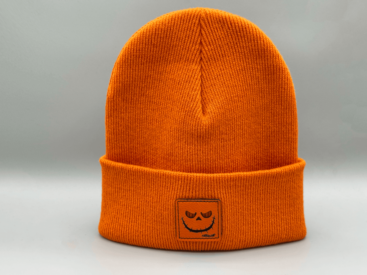 Haakwear Exclusive Halloween Stitch Smiley Face Beanie Beanie by Haakwear Usa – Don't Panic Shoes