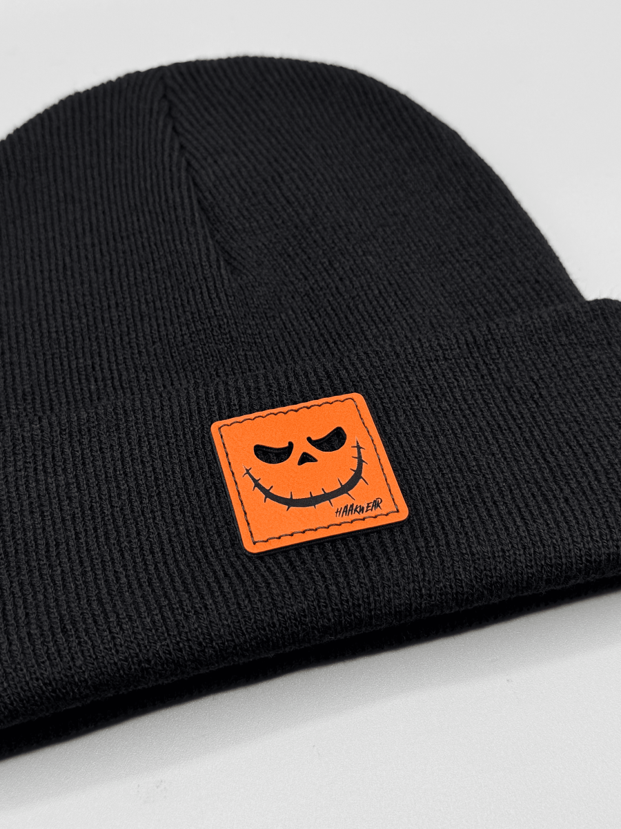 Haakwear Exclusive Halloween Stitch Smiley Face Beanie Beanie by Haakwear Usa – Don't Panic Shoes