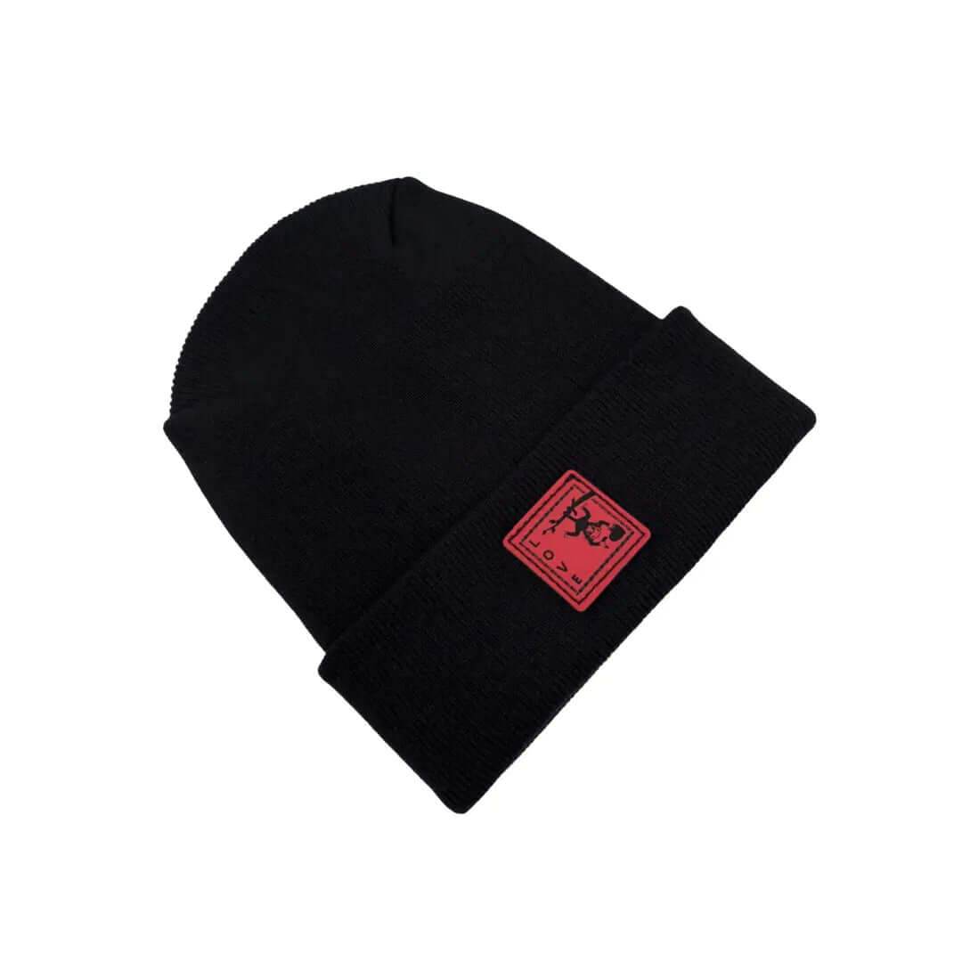 Haakwear Exclusive Love Inspired H Stitch Beanie Black Beanie by Haakwear Usa – Don't Panic Shoes