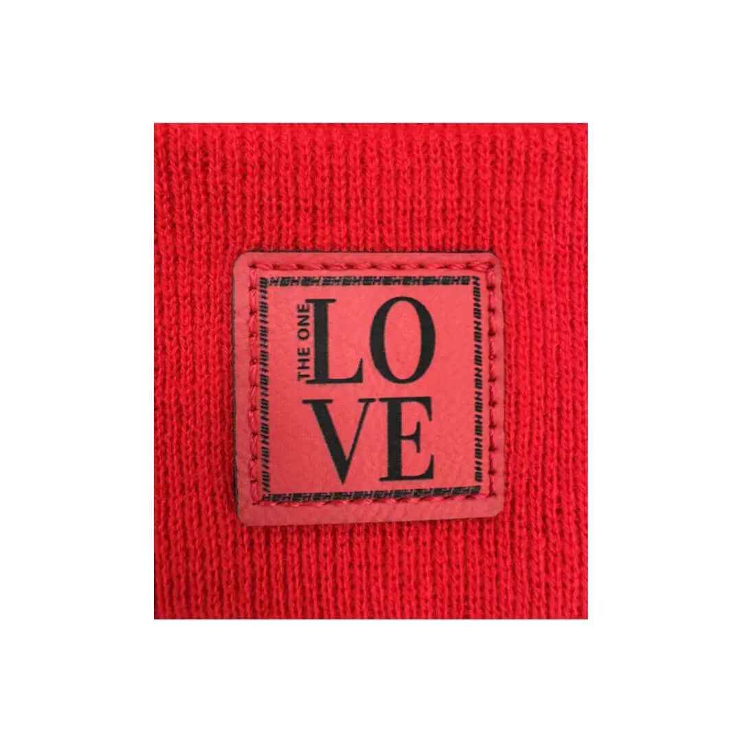 Haakwear Exclusive Love - Inspired H - Stitch Beanie Scarlet Red Beanie by Haakwear Usa – Don't Panic Shoes
